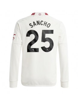 Moški Nogometna dresi replika Manchester United Jadon Sancho #25 Tretji 2023-24 Dolgi rokav